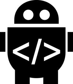 Robot Code Sketch Svg Vector, Free Vectors File